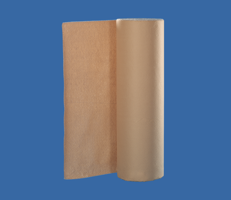 Крафтбабл® К-Д75/10 – ВПП ламинированная плотной крафт-бумагой по цене 55.17