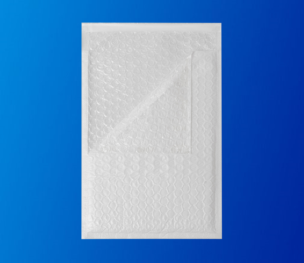 Конверт “ПолиАэрПак” воздушно-пузырчатая пленка +водоотталкивающая  крафт-бумага А/000 110×160 по цене 6.35 - 4