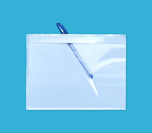 Самоклеящийся конверт для документов SafeDoc® 175*115+15 с клапаном, однократное закрытие