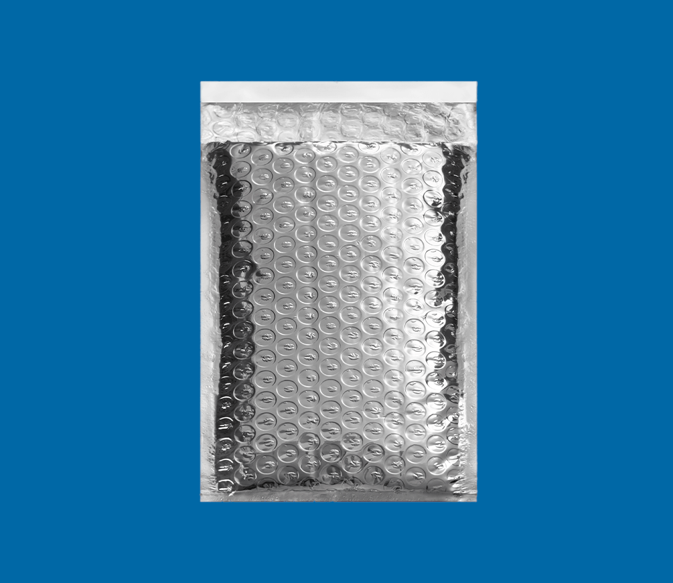 Конверт «ПолиАэрПак» воздушно-пузырчатая пленка + фольга серебро С/0 150х210 по цене 