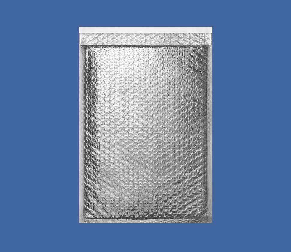 Конверты «ПолиАэрПак» воздушно-пузырчатая пленка + фольга серебро H/5 270х360 по цене  - 1
